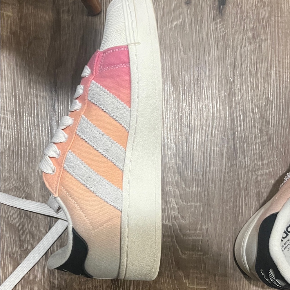Adidas Superstar XLG in Pink, Orange, and White - Picture 7 of 7